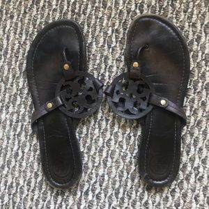 Brown Tory Burch Miller Sandals